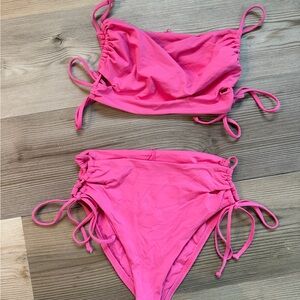 L space bikini Set with Tie Details